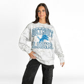 Detroit Lions Gameday Couture Women's Whiteout Oversized Premium Fleece Sweatshirt | NFL Sale