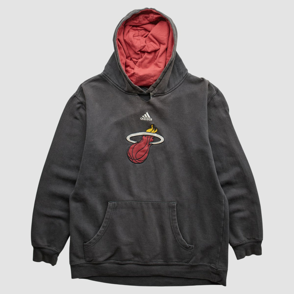 Charcoal Miami Heat 2000s Pullover Sweatshirt | NBA