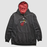 Charcoal Miami Heat 2000s Pullover Sweatshirt | NBA
