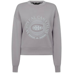 Montreal Canadiens Levelwear Women's Slate & Snow Sponge Tri-Blend Sweatshirt - NHL Sweatshirts