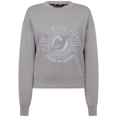 New Jersey Devils Levelwear Women's Slate & Snow Sponge Tri-Blend Sweatshirt - NHL Sweatshirts
