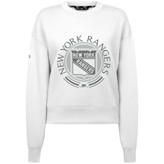 New York Rangers Levelwear Women's Slate & Snow Sponge Tri-Blend Sweatshirt - NHL Sweatshirts