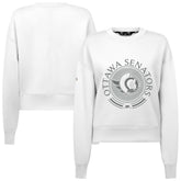 Ottawa Senators Levelwear Women's Slate & Snow Sponge Tri-Blend Sweatshirt - NHL Sweatshirts
