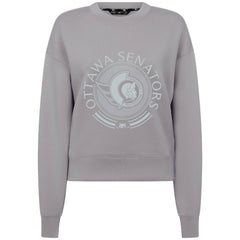 Ottawa Senators Levelwear Women's Slate & Snow Sponge Tri-Blend Sweatshirt - NHL Sweatshirts