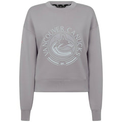 Vancouver Canucks Levelwear Women's Slate & Snow Sponge Tri-Blend Sweatshirt - NHL Sweatshirts