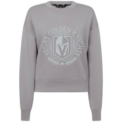 Vegas Golden Knights Levelwear Women's Slate & Snow Sponge Tri-Blend Sweatshirt - NHL Sweatshirts