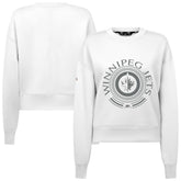 Winnipeg Jets Levelwear Women's Slate & Snow Sponge Tri-Blend Sweatshirt - NHL Sweatshirts