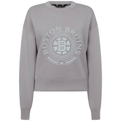 Boston Bruins Levelwear Women's Slate & Snow Sponge Tri-Blend Sweatshirt - NHL Sweatshirts