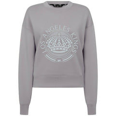 Los Angeles Kings Levelwear Women's Slate & Snow Sponge Tri-Blend Sweatshirt - NHL Sweatshirts