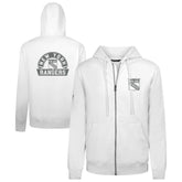 New York Rangers Levelwear Podium Chenille Logo Full-Zip Hoodie - NHL Hoodies