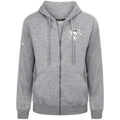 Pittsburgh Penguins Levelwear Podium Chenille Logo Full-Zip Hoodie - NHL Hoodies