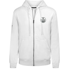 Edmonton Oilers Levelwear Podium Banner Arch Full-Zip Hoodie - NHL Hoodies