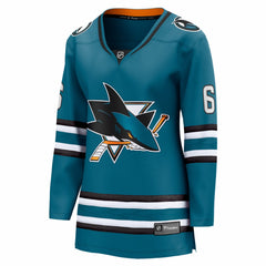 Sam Dickinson San Jose Sharks Fanatics Women's Home Breakaway Jersey - NHL Jerseys