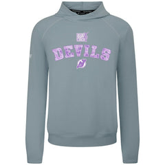 New Jersey Devils Levelwear Hockey Fights Cancer Mandate Tri-Blend Hoodie - NHL Jerseys