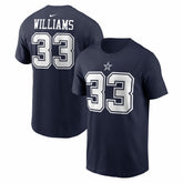 Dallas Cowboys Javonte Williams Name & Number T-Shirt | NFL Discount