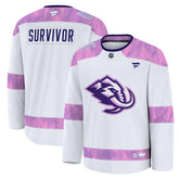 Utah Mammoth Fanatics Hockey Fights Cancer Survivor Practice Jersey - NHL Jerseys