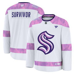 Seattle Kraken Fanatics Hockey Fights Cancer Survivor Practice Jersey - NHL Jerseys
