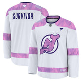 New Jersey Devils Fanatics Hockey Fights Cancer Survivor Practice Jersey - NHL Jerseys