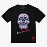 Boston Red Sox Mitchell & Ness Women's Sugar Skull Boxy T-Shirt - MLB T-shirts