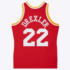 Red Clyde Drexler Houston Rockets 1994/95 Swingman Jersey | NBA