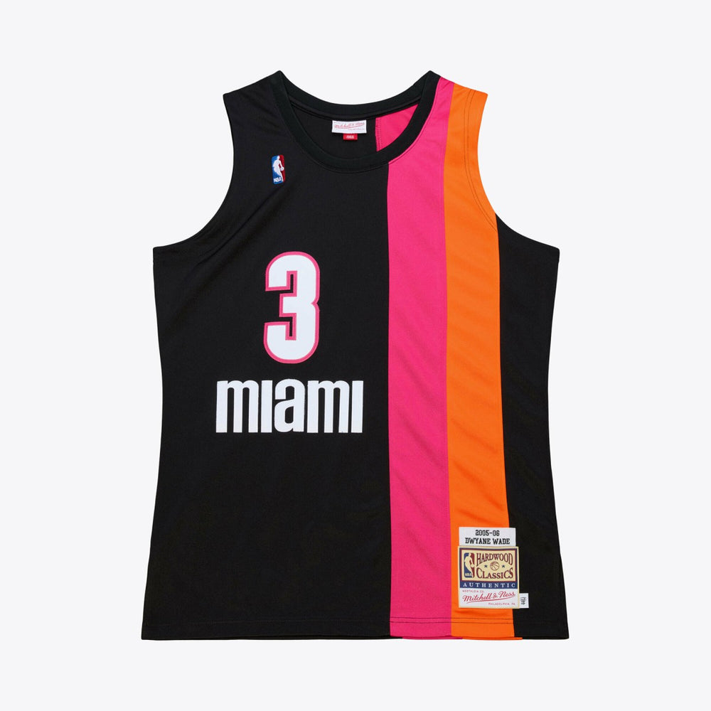 Black Dwyane Wade Miami Heat 2005-06 Hardwood Classics Authentic Jersey | NBA
