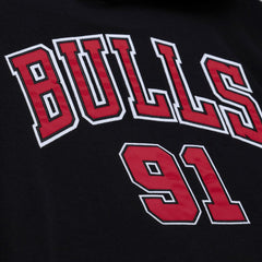 Black Dennis Rodman Chicago Bulls Name & Number Hoodie sale | NBA