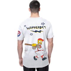 Texas Rangers New Era MLB x Simpsons Homer Wonderbat T-Shirt - MLB T-shirts