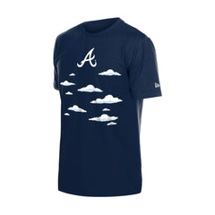 Atlanta Braves New Era MLB x Simpsons 2026 Collab Clouds T-Shirt - MLB T-shirts