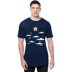 Houston Astros New Era MLB x Simpsons 2026 Collab Clouds T-Shirt - MLB T-shirts