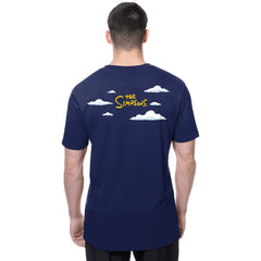 Los Angeles Dodgers New Era MLB x Simpsons 2026 Collab Clouds T-Shirt - MLB T-shirts