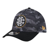 Boston Bruins New Era Zero Dark 39THIRTY Flex Hat - NHL Hats