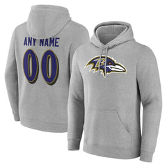 Baltimore Ravens Team Authentic Personalized Name & Number Hoodie | NFL US