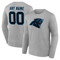 Carolina Panthers Team Authentic Personalized Name & Number Long Sleeve T-Shirt | NFL US