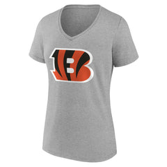 Cincinnati Bengals Women's Team Authentic Personalized Name & Number V-Neck T-Shirt | NFL New