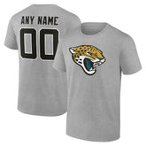 Jacksonville Jaguars Team Authentic Personalized Name & Number T-Shirt | NFL Outlet