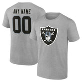 Las Vegas Raiders Team Authentic Personalized Name & Number T-Shirt | NFL On sale