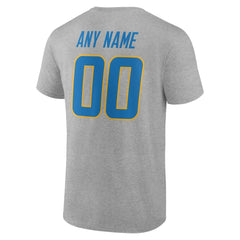 Los Angeles Chargers Team Authentic Personalized Name & Number T-Shirt | NFL Sale