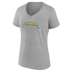 Los Angeles Chargers Women's Team Authentic Personalized Name & Number V-Neck T-Shirt | NFL Hot