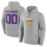 Minnesota Vikings Team Authentic Personalized Name & Number Hoodie | NFL Hot