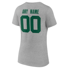 New York Jets Women's Team Authentic Personalized Name & Number V-Neck T-Shirt | NFL On sale