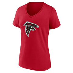Atlanta Falcons Women's Team Authentic Personalized Name & Number V-Neck T-Shirt | NFL Hot