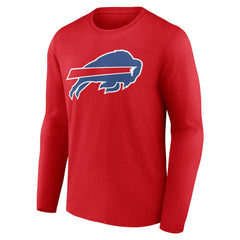 Buffalo Bills Team Authentic Personalized Name & Number Long Sleeve T-Shirt | NFL New