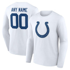 Indianapolis Colts Team Authentic Personalized Name & Number Long Sleeve T-Shirt | NFL New
