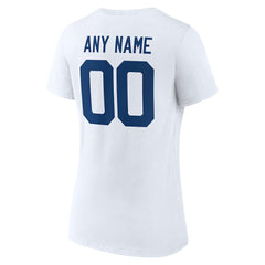 Indianapolis Colts Women's Team Authentic Personalized Name & Number V-Neck T-Shirt | NFL US