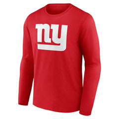 New York Giants Team Authentic Personalized Name & Number Long Sleeve T-Shirt | NFL On sale