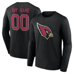 Arizona Cardinals Team Authentic Personalized Name & Number Long Sleeve T-Shirt | NFL Online