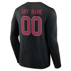 Arizona Cardinals Team Authentic Personalized Name & Number Long Sleeve T-Shirt | NFL Online