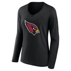 Arizona Cardinals Women's Team Authentic Personalized Name & Number Long Sleeve V-Neck T-Shirt | NFL Online