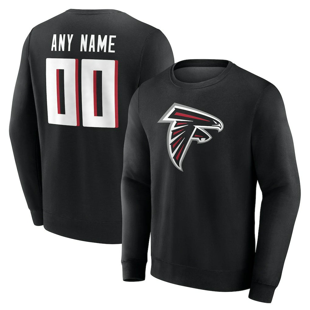 Atlanta Falcons Team Authentic Personalized Name & Number Sweatshirt | NFL Outlet