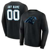 Carolina Panthers Team Authentic Personalized Name & Number Sweatshirt | NFL Outlet
